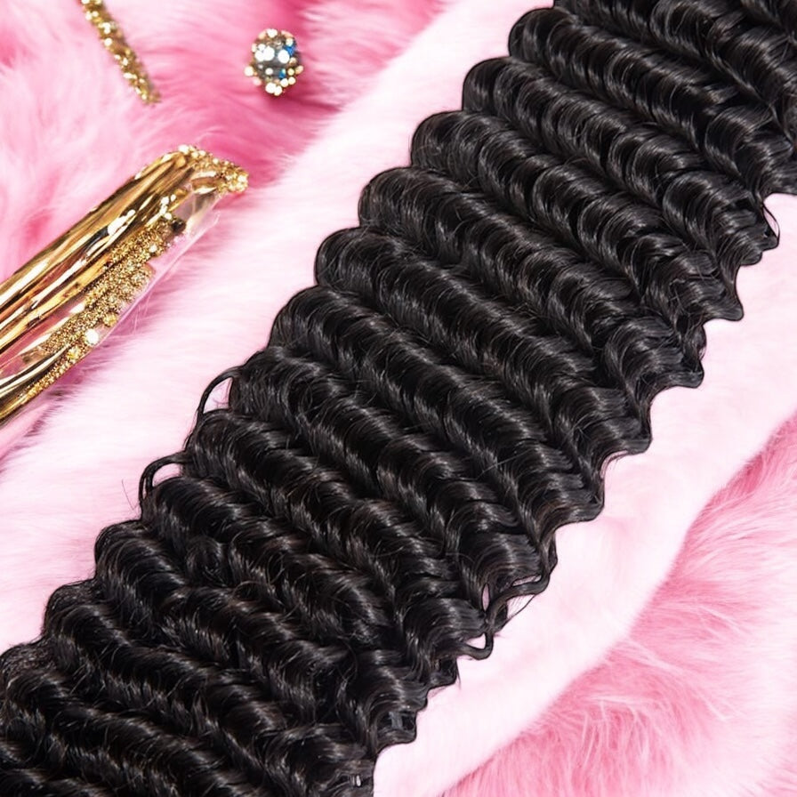 100% Virgin Kinky Curly Tape-in Extensions