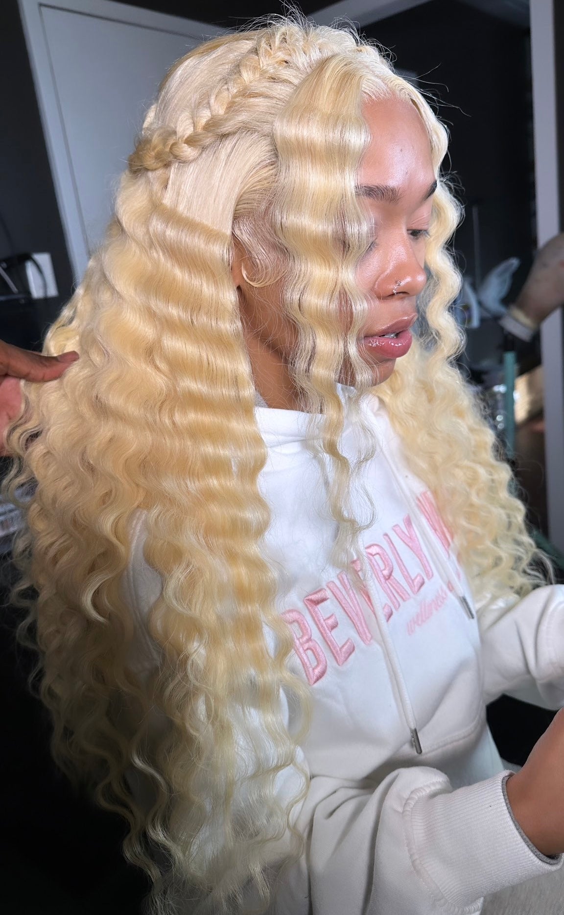 613 Pre-Plucked Blonde HD Lace Wig